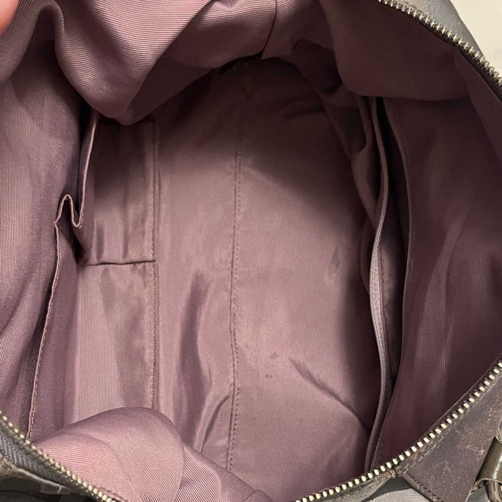 Coach Madison Op Art Dark Grey Sabrina Satchel - Picture 15 of 16